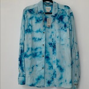 Koto urban outfitters button up tie dye